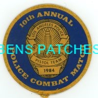 CALIFORNIA,LOS ANGELES POLICE PPC 1984 1